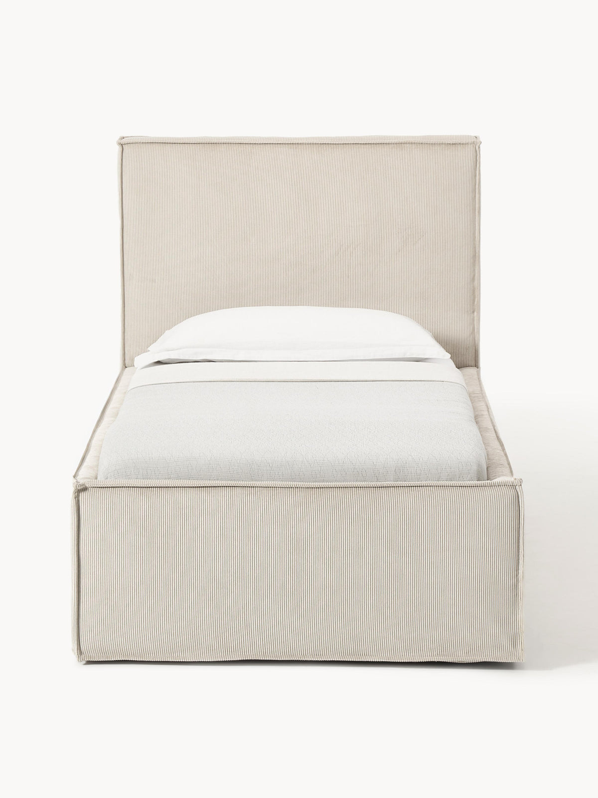 Drennova Single Bed in Corduroy