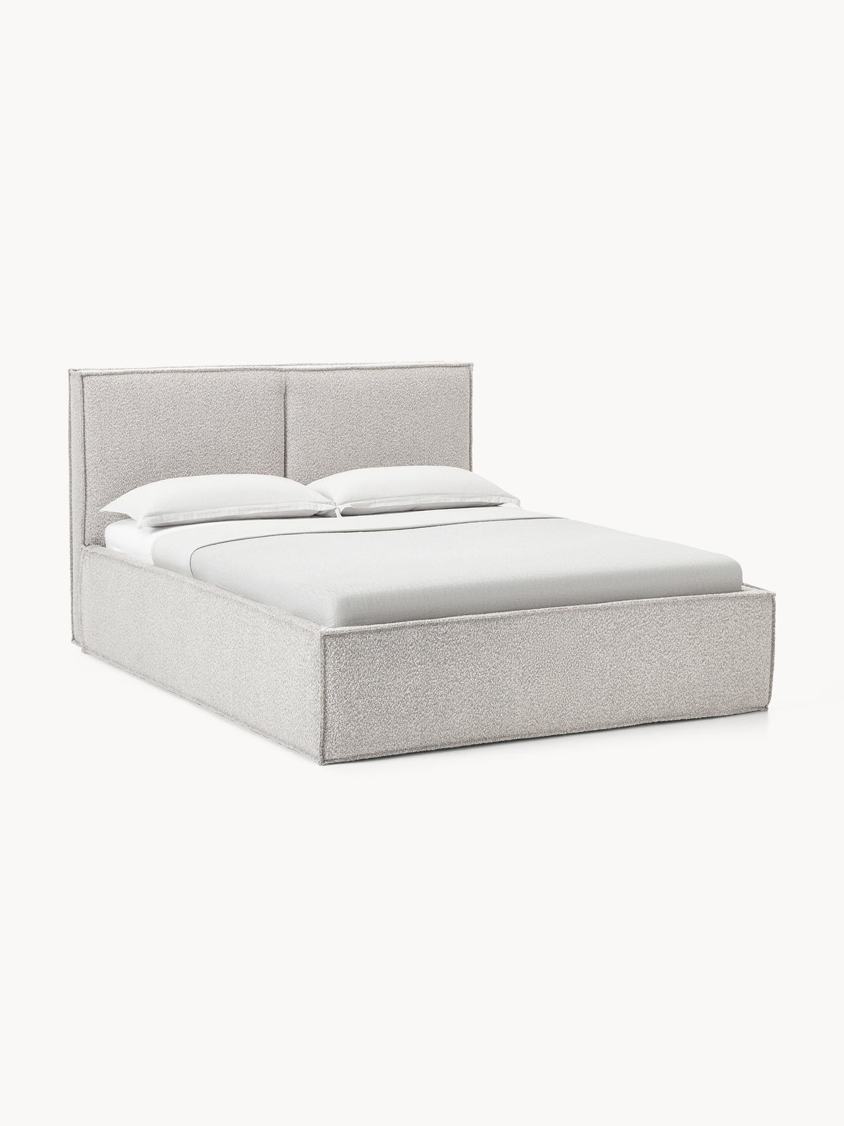 Drennova Upholstered Bed in Bouclé