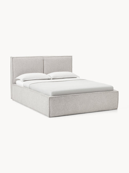 Drennova Upholstered Bed in Bouclé