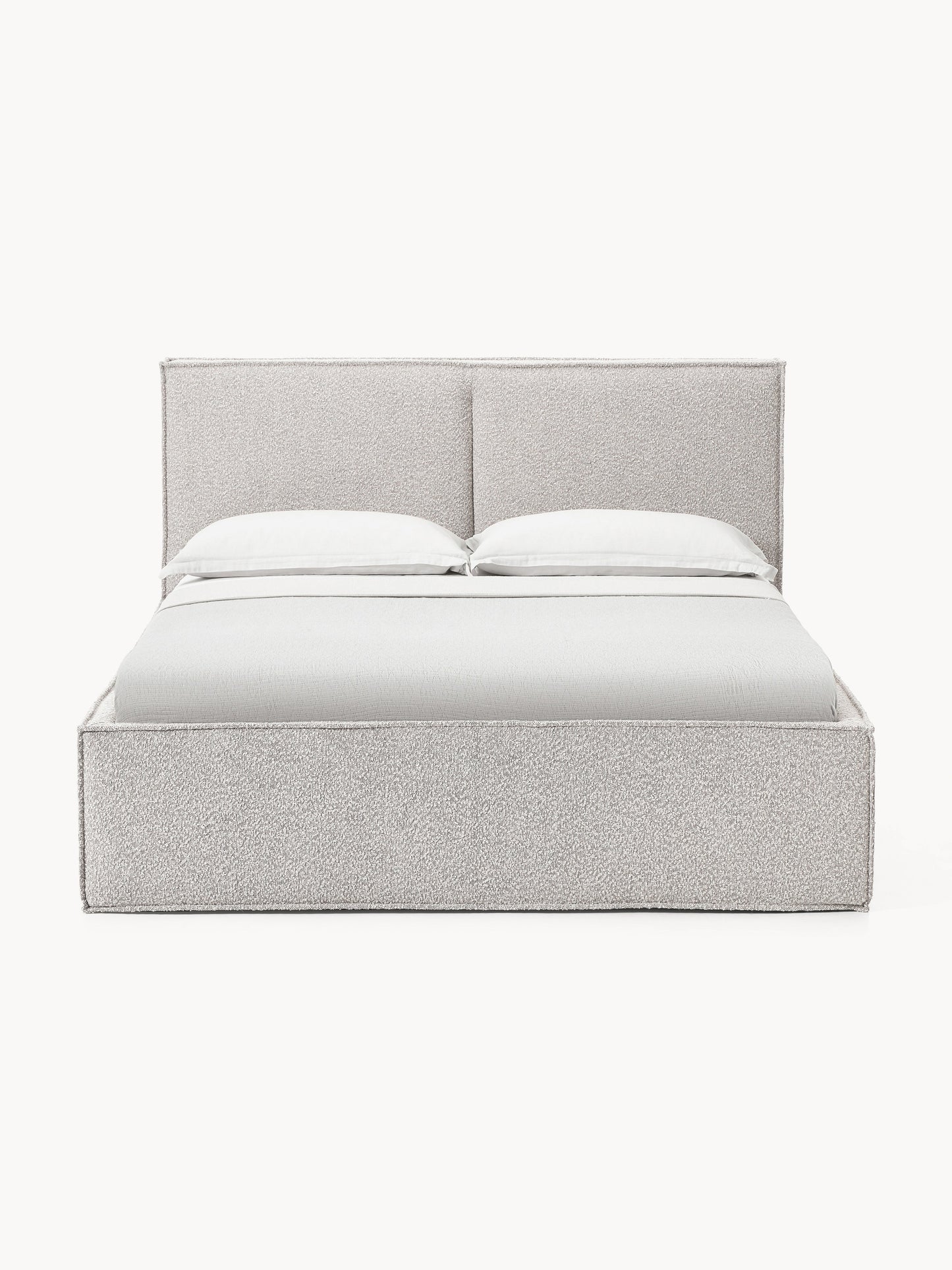 Drennova Upholstered Bed in Bouclé