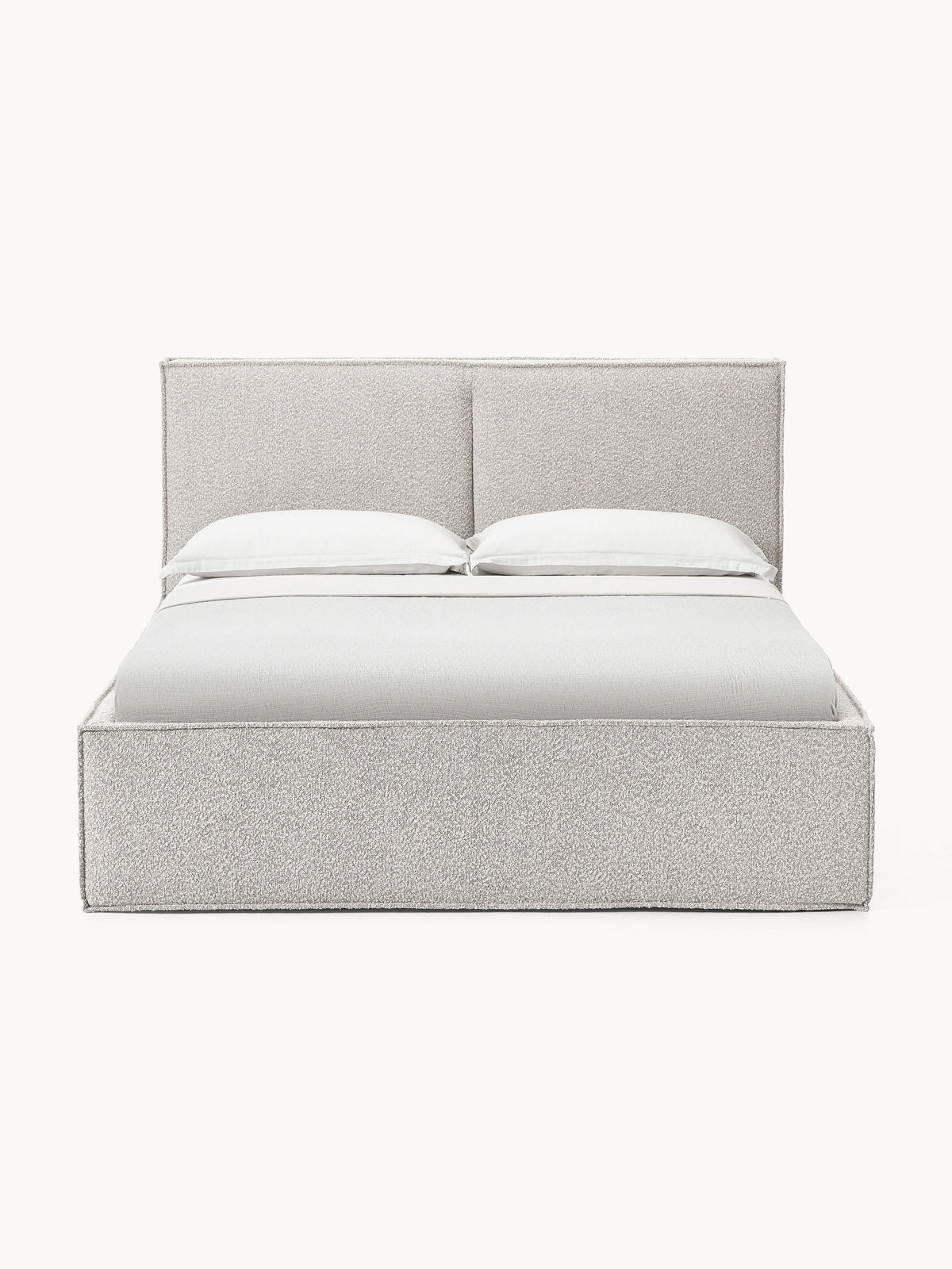 Drennova Upholstered Bed in Bouclé