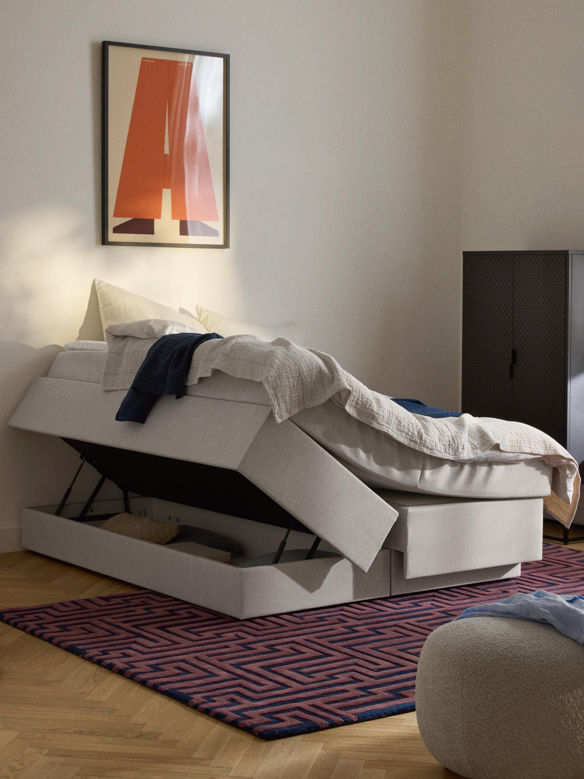 Envita Box Spring Storage Bed