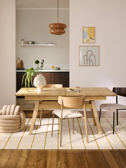 Ethrico Extendable Dining Table, 180 - 220 x 100 cm