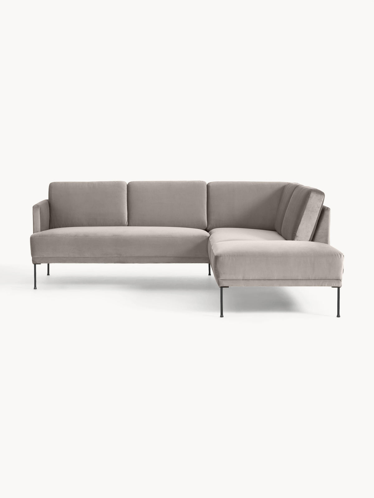 Fluzenna Corner Sofa in Velvet