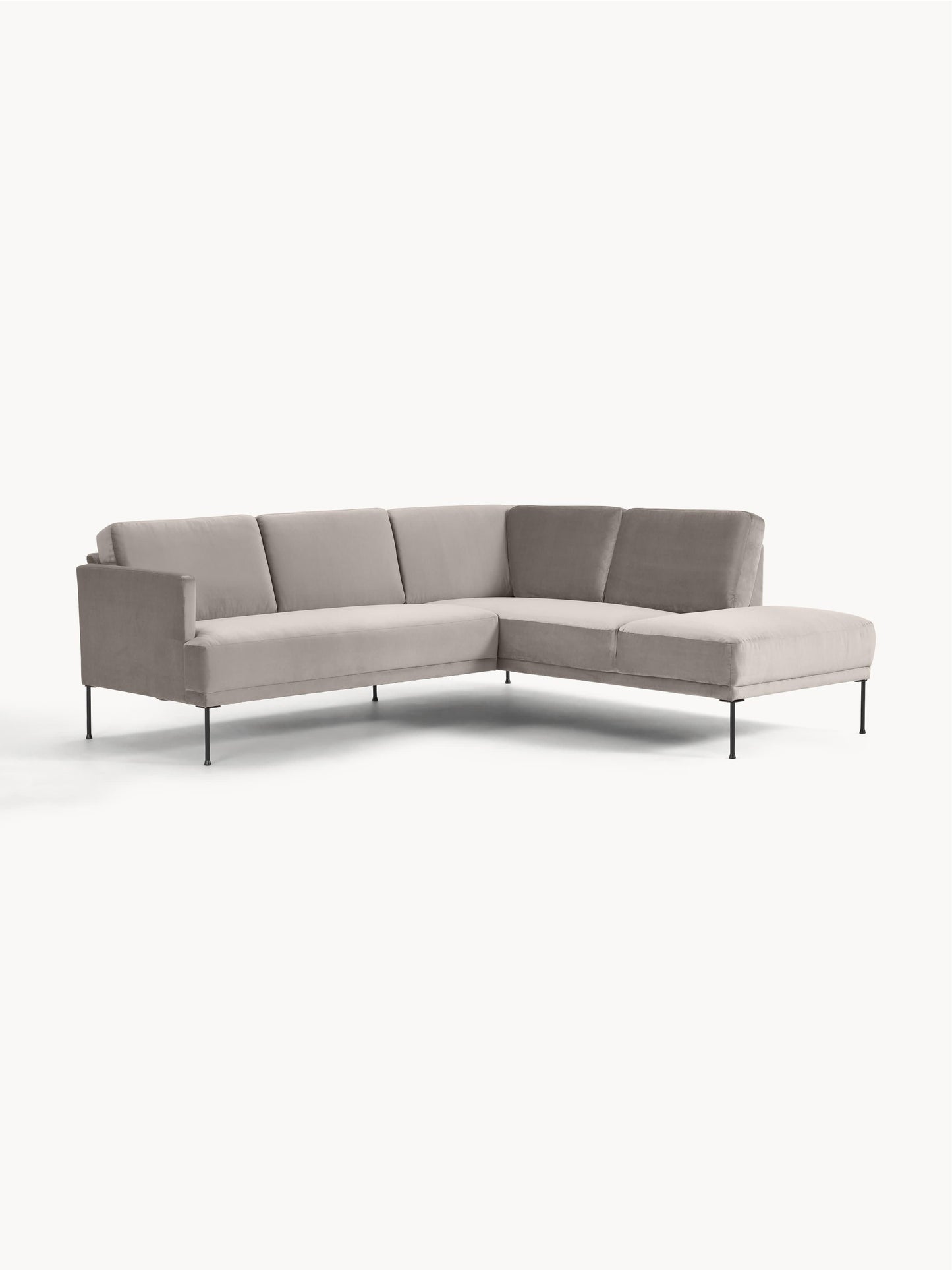 Fluzenna Corner Sofa in Velvet