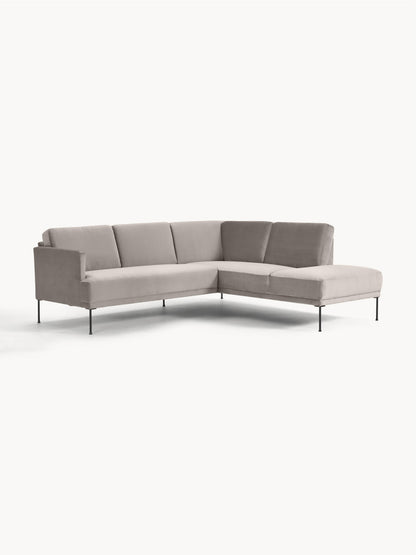 Fluzenna Corner Sofa in Velvet