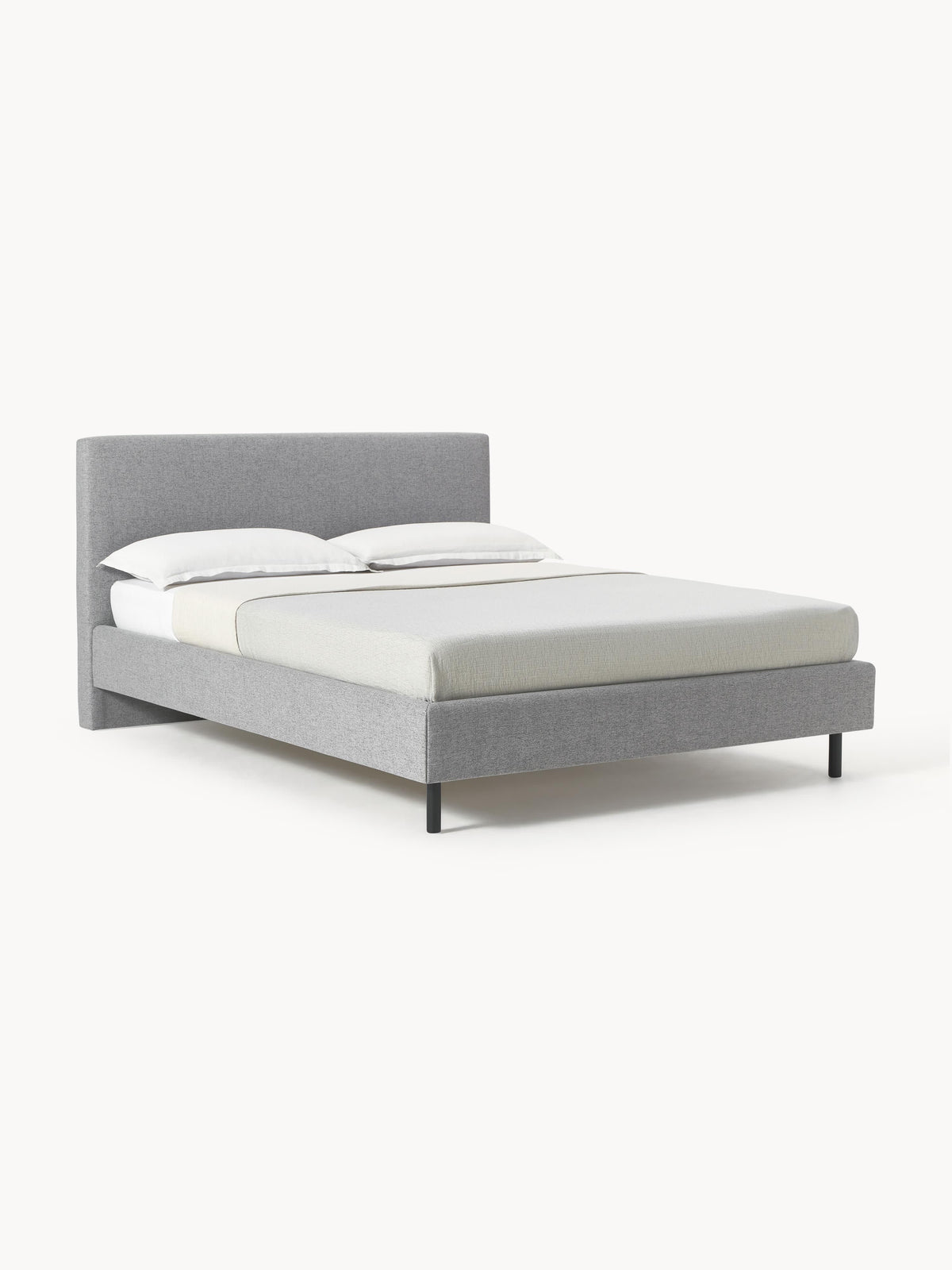 Giulfia Upholstered Bed with Wooden Feet