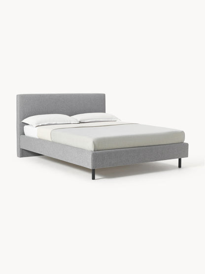 Giulfia Upholstered Bed with Wooden Feet