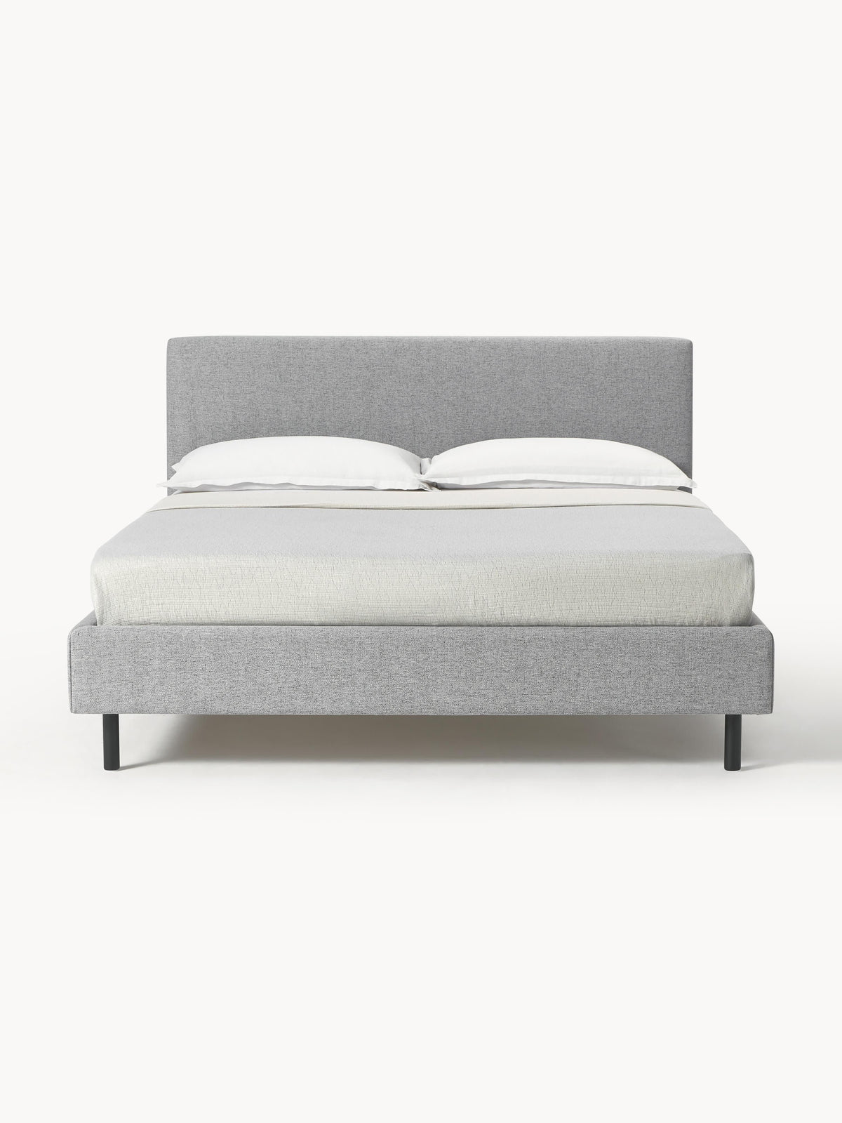 Giulfia Upholstered Bed with Wooden Feet