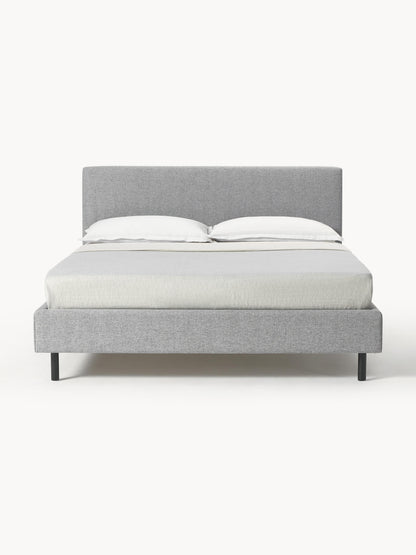 Giulfia Upholstered Bed with Wooden Feet
