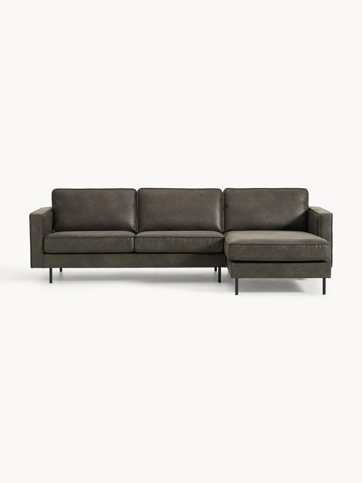 Huntfia Corner Sofa in Leather (3-Seater)