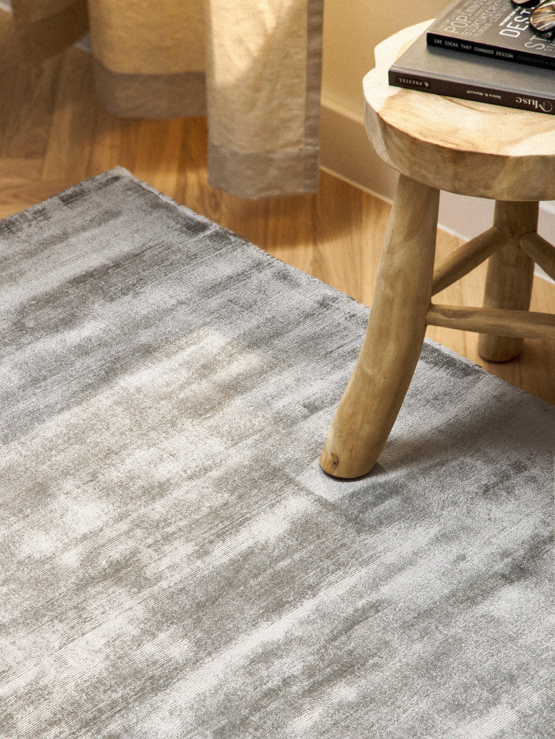 Janessi Viscose Rug, Hand-Woven