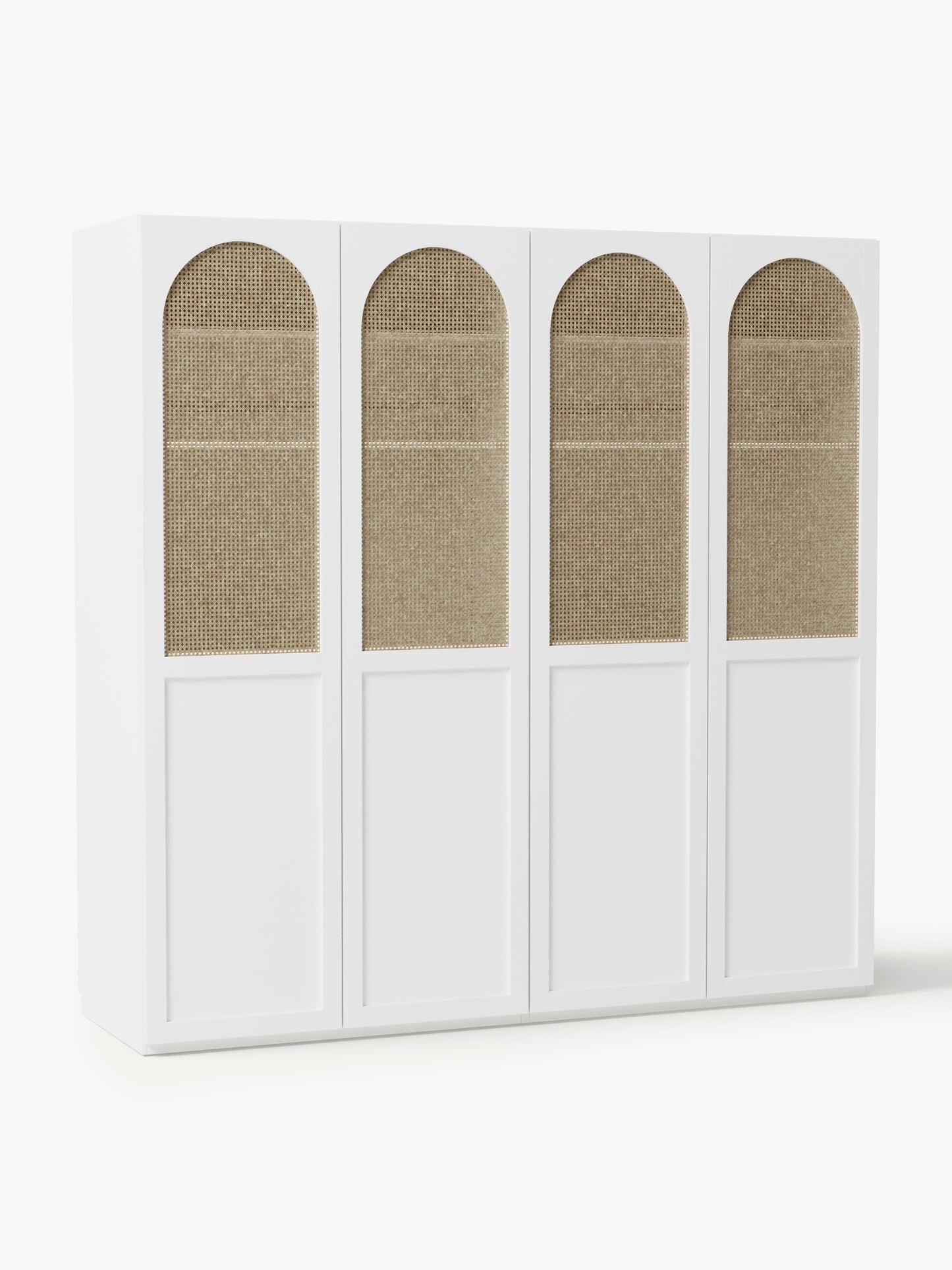 Jenmoine Modular Hinged-Door Wardrobe, 200 cm Wide, in Various Sizes