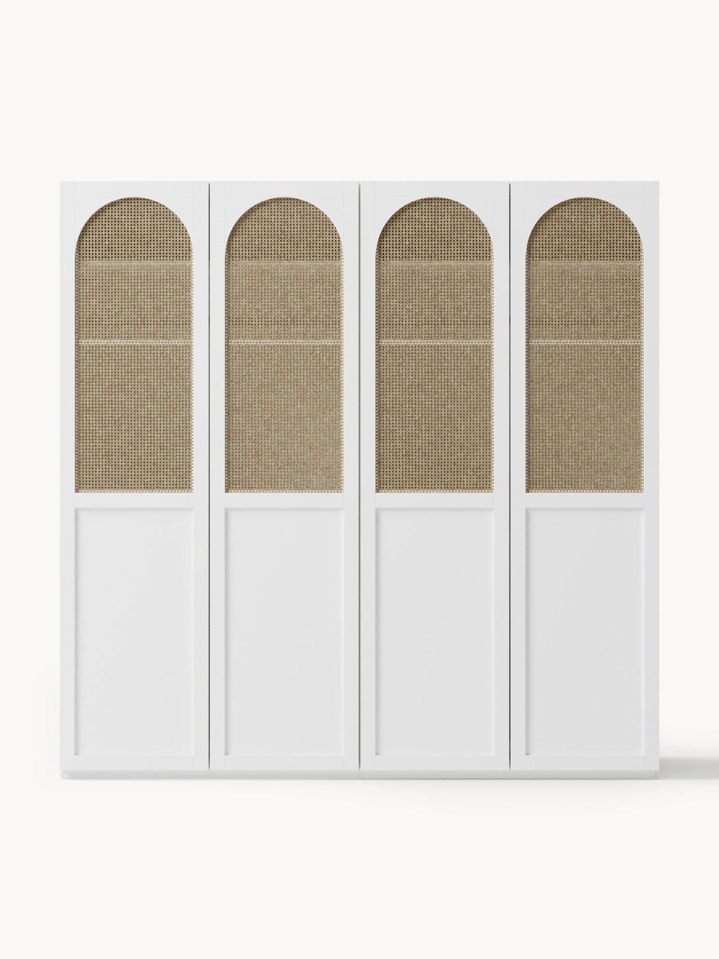 Jenmoine Modular Hinged-Door Wardrobe, 200 cm Wide, in Various Sizes