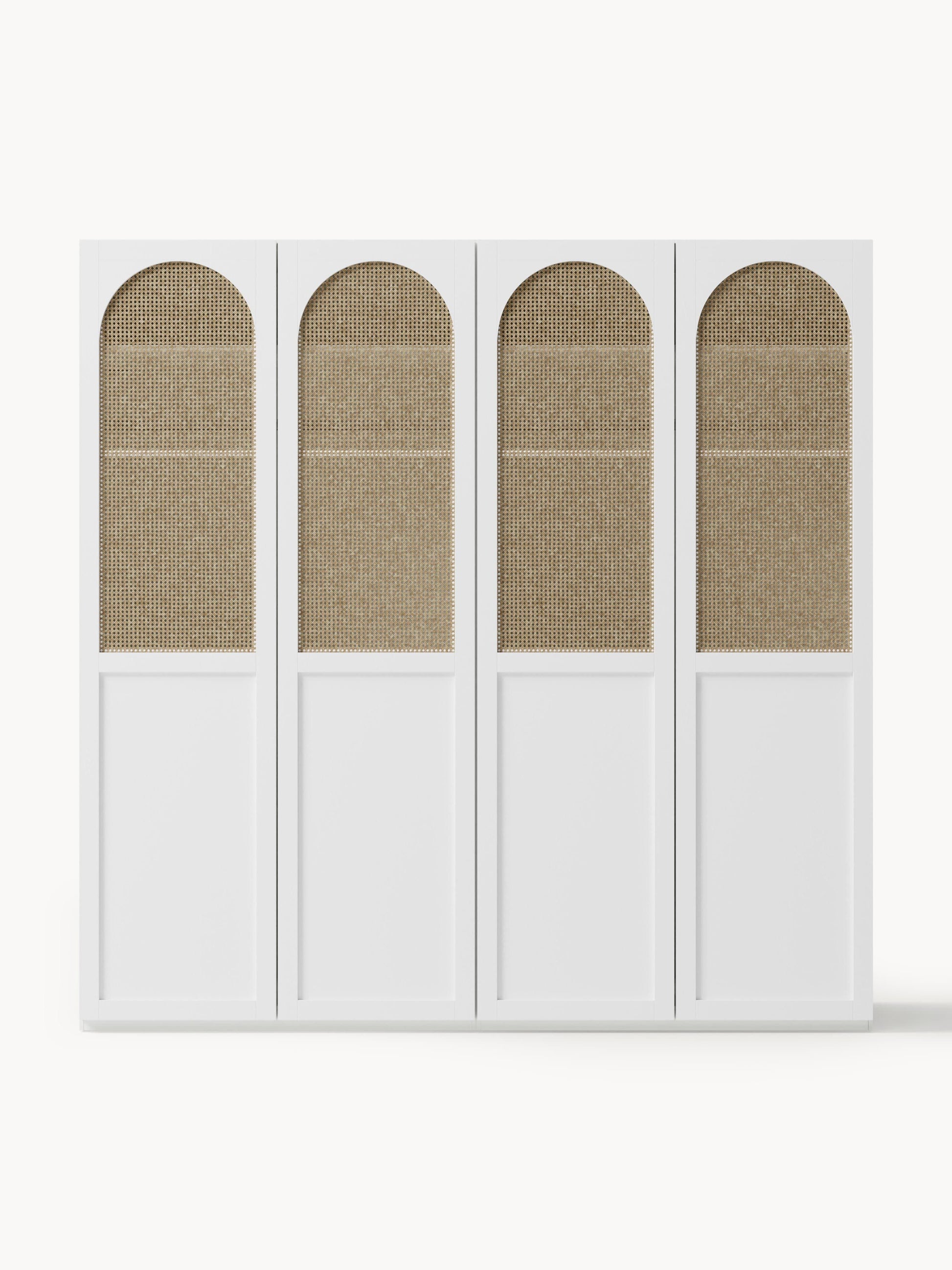 Jenmoine Modular Hinged-Door Wardrobe, 200 cm Wide, in Various Sizes