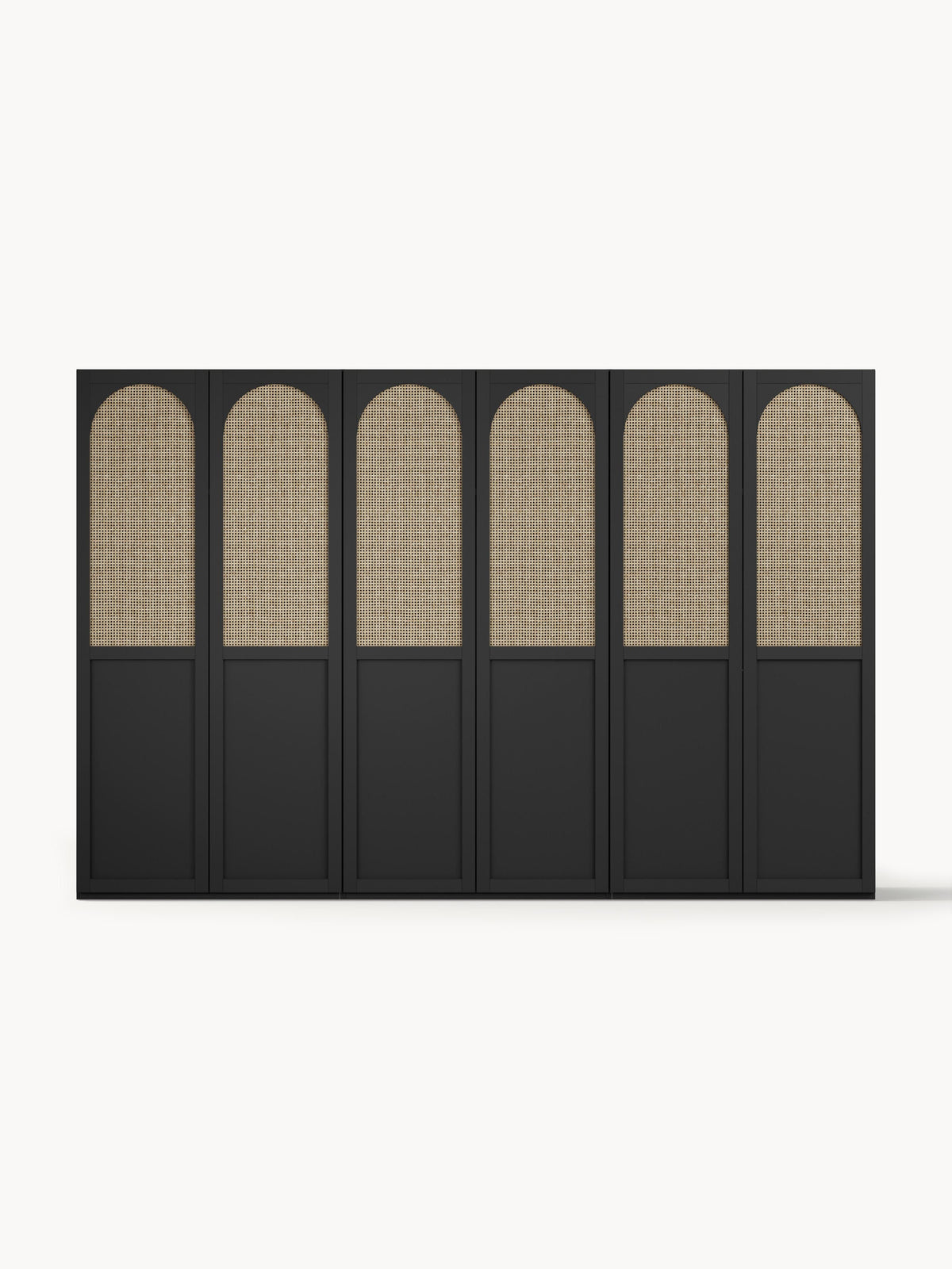 Jenmoine Modular Hinged-Door Wardrobe, 300 cm Wide, in Various Sizes
