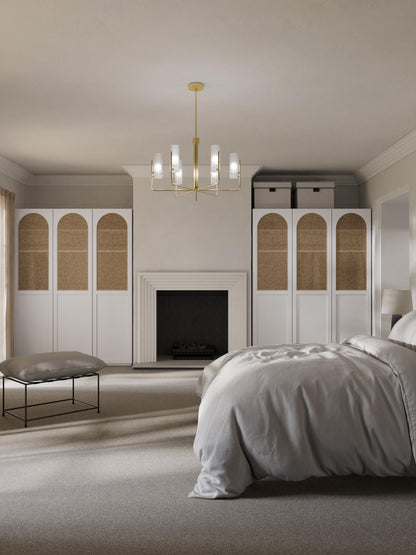 Jenmoine Modular Hinged-Door Wardrobe, 50 cm Wide, in Various Sizes