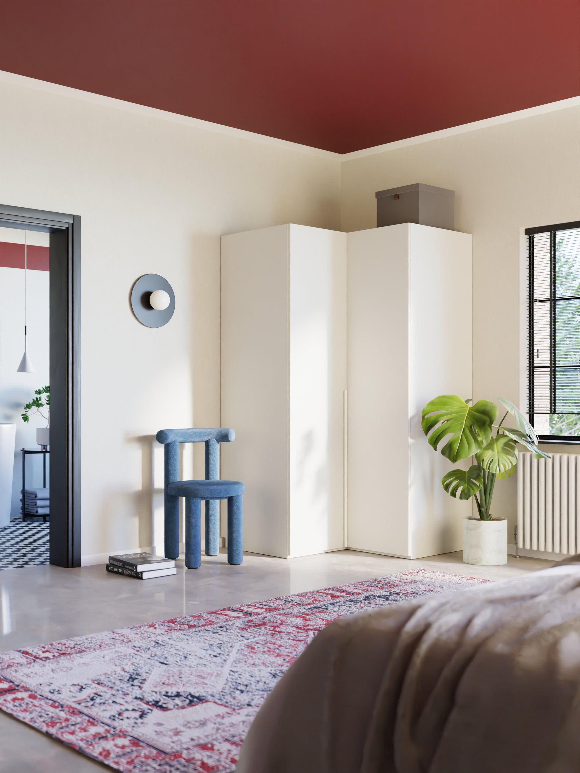 Lenvenno Modular Corner Wardrobe, 115 cm Wide, in Various Sizes