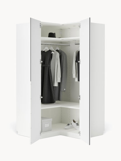 Lenvenno Modular Corner Wardrobe, 115 cm Wide, in Various Sizes