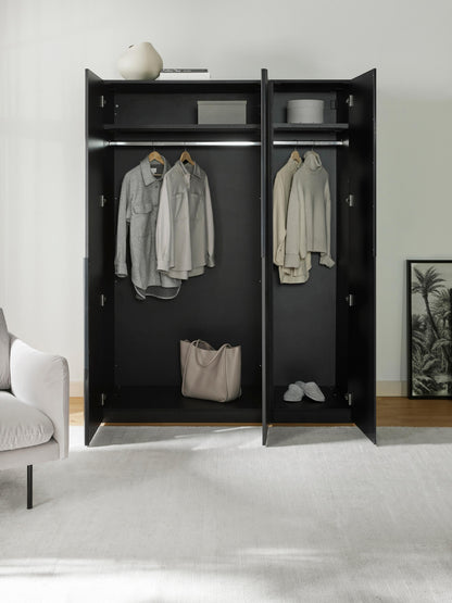 Lenvenno Modular Hinged-Door Wardrobe, 150 cm Wide, in Various Sizes