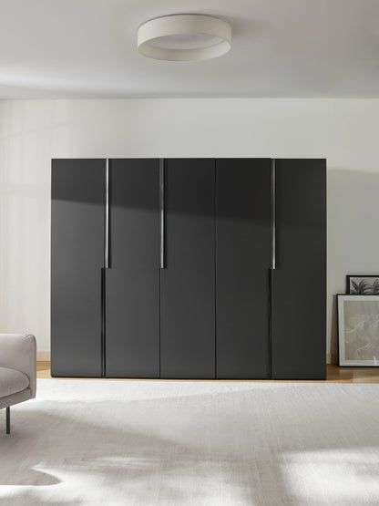 Lenvenno Modular Hinged-Door Wardrobe, 250 cm Wide, in Various Sizes