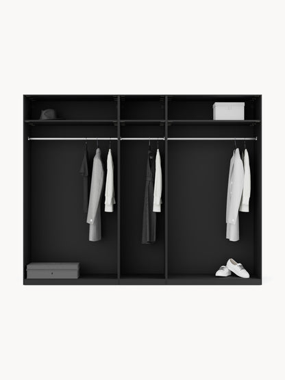 Lenvenno Modular Hinged-Door Wardrobe, 250 cm Wide, in Various Sizes