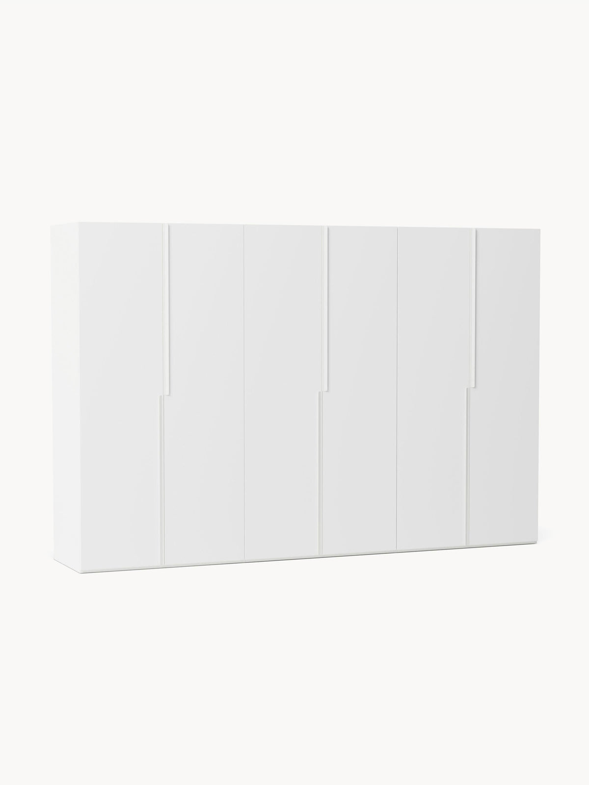 Lenvenno Modular Hinged-Door Wardrobe, 300 cm Wide, in Various Sizes