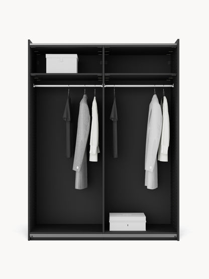 Lenvenno Modular Sliding-Door Wardrobe, 150 cm Wide, in Various Sizes