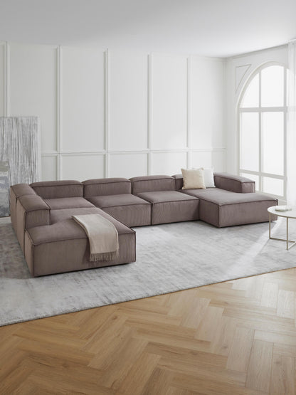 Lenzaro Corduroy Ottoman Corner Module