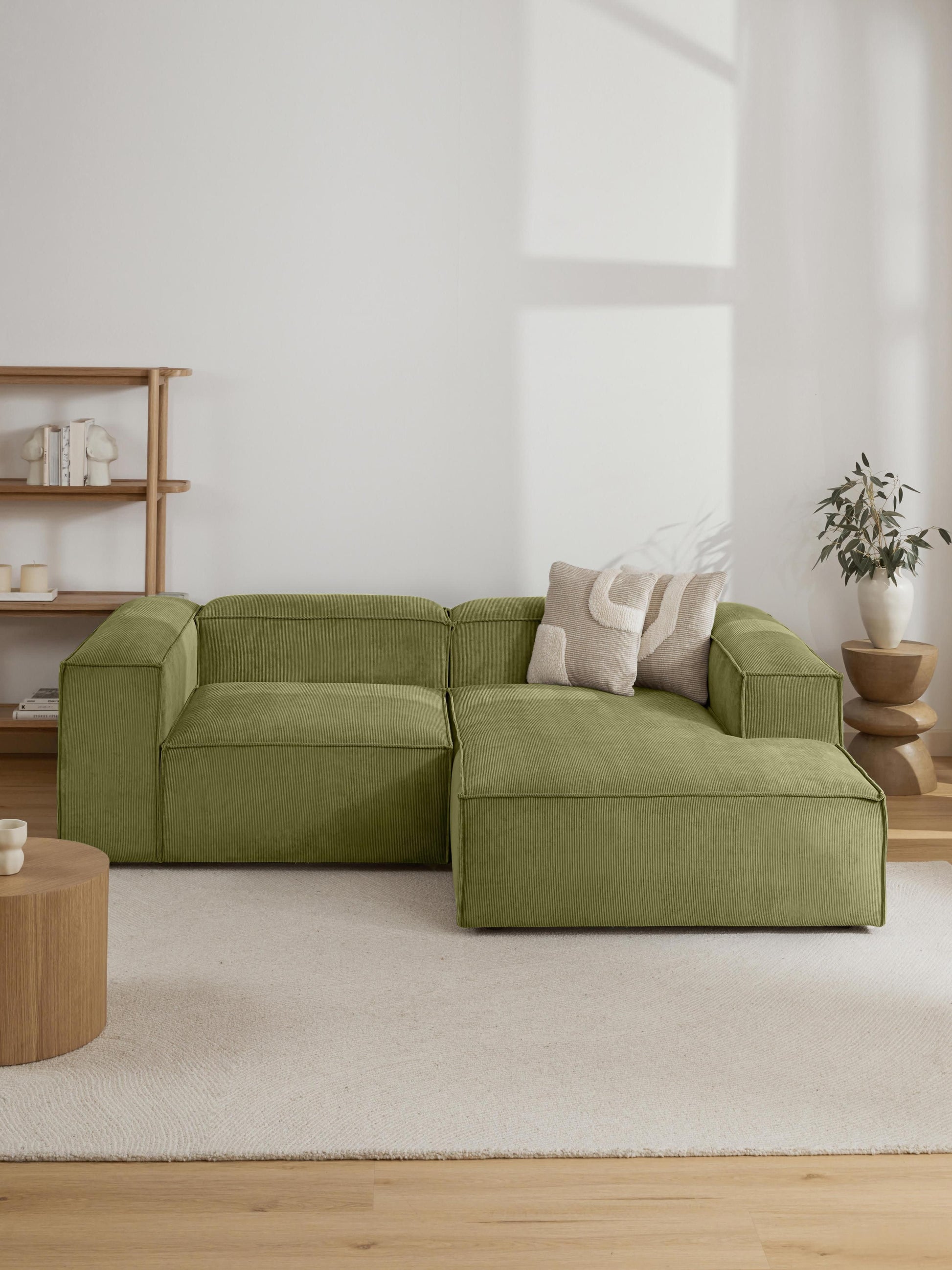 Lenzaro Corduroy Ottoman Corner Module
