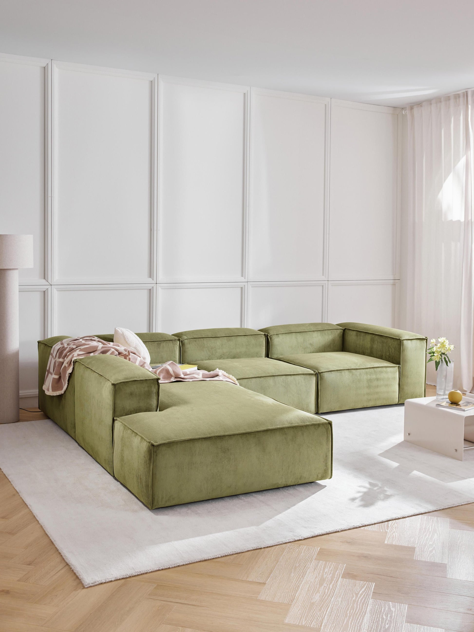 Lenzaro Corduroy Ottoman Module