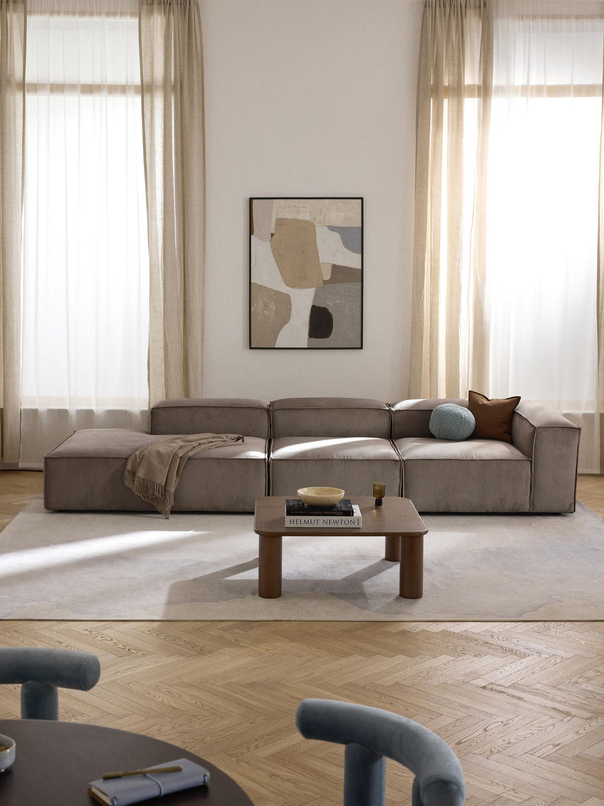 Lenzaro Corduroy Ottoman Module