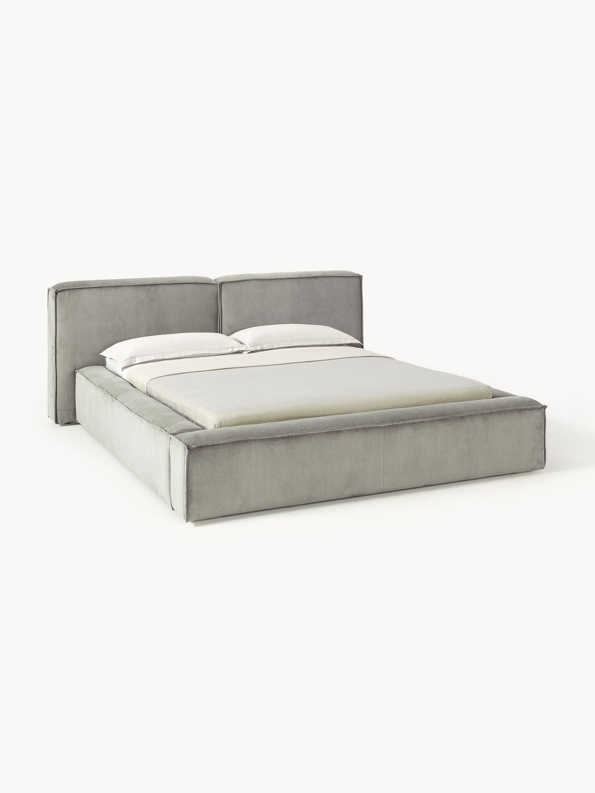 Lenzaro Corduroy Upholstered Bed