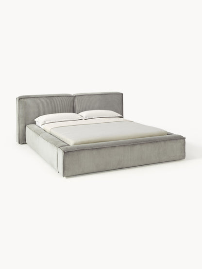 Lenzaro Corduroy Upholstered Bed