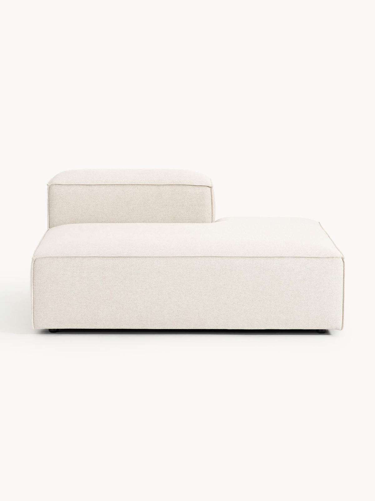 Lenzaro Linen Blend Ottoman Module