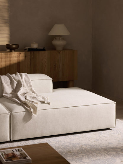 Lenzaro Linen Blend Ottoman Module