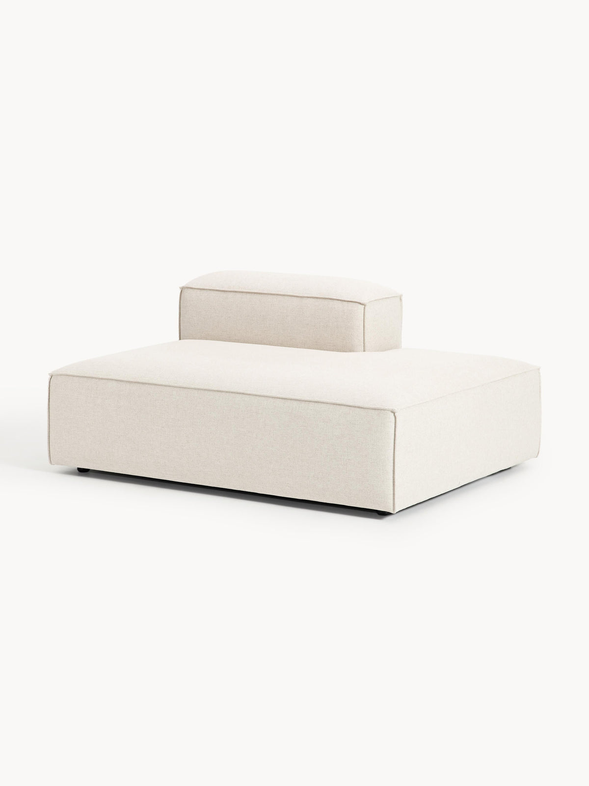 Lenzaro Linen Blend Ottoman Module