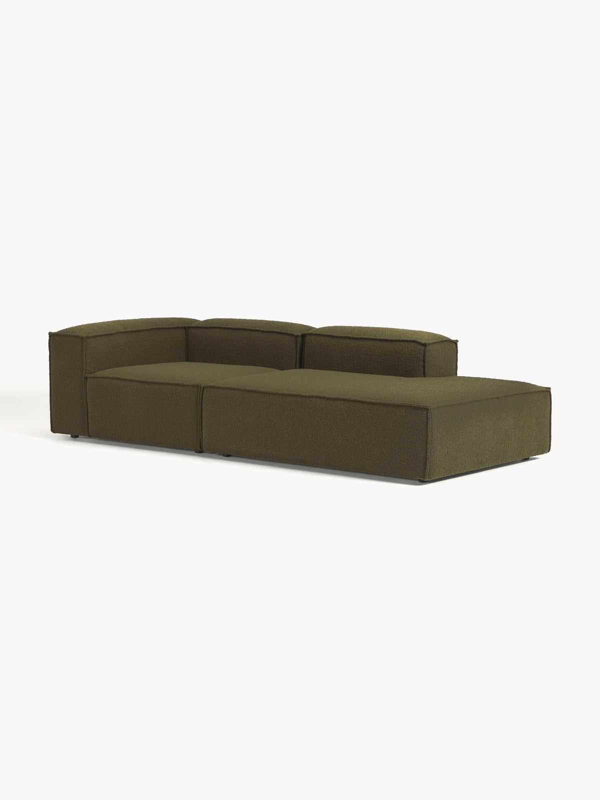 Lenzaro Modular Bouclé Ottoman