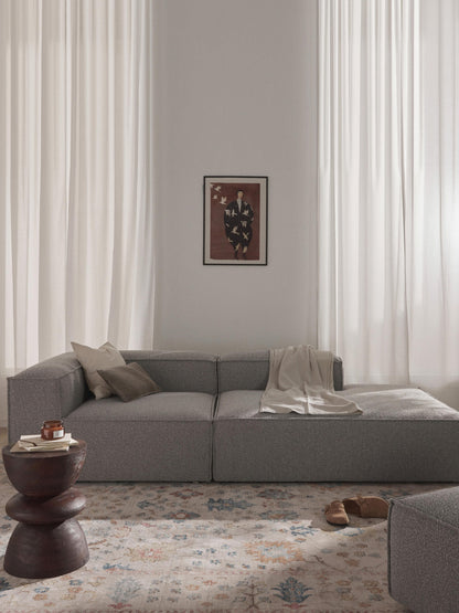 Lenzaro Modular Bouclé Ottoman