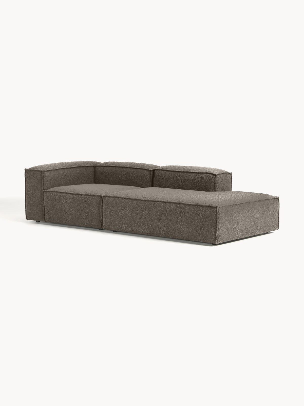 Lenzaro Modular Bouclé Ottoman