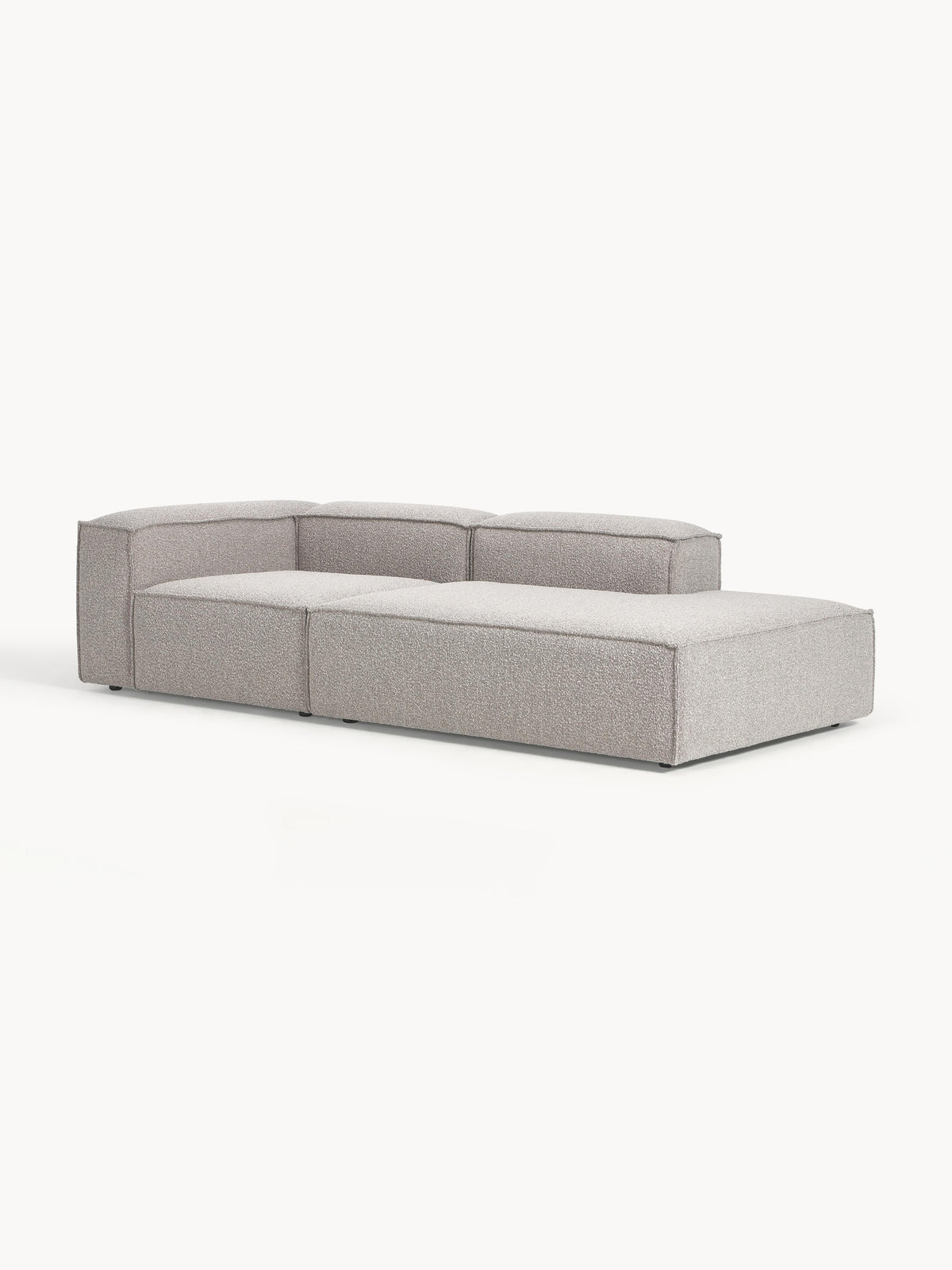 Lenzaro Modular Bouclé Ottoman