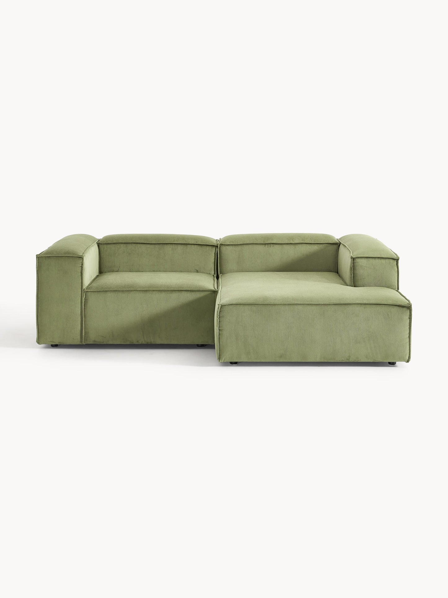 Lenzaro Modular Corduroy Corner Sofa (2-Seater)