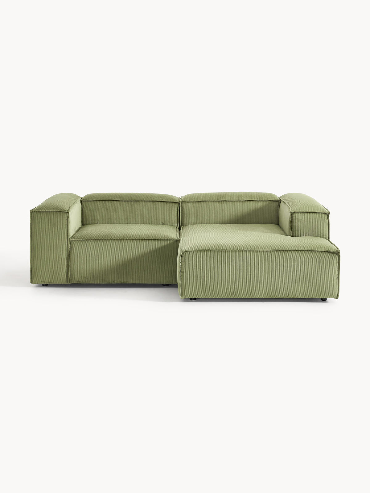 Lenzaro Modular Corduroy Corner Sofa (2-Seater)