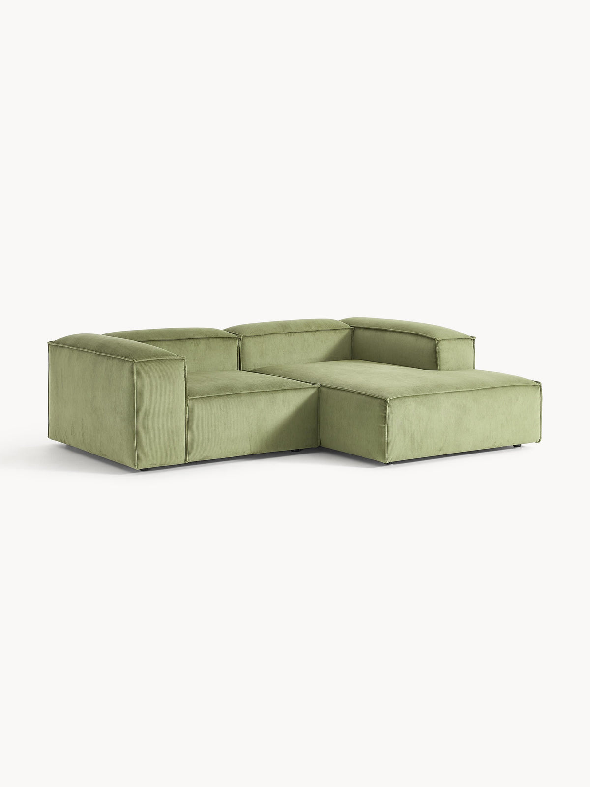 Lenzaro Modular Corduroy Corner Sofa (2-Seater)