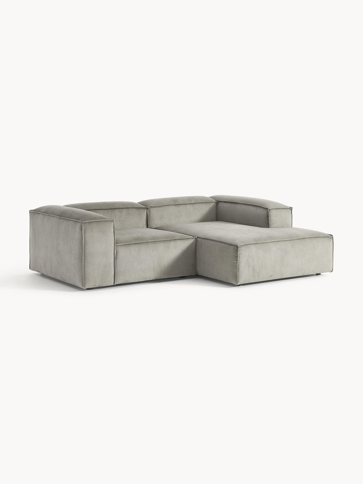 Lenzaro Modular Corduroy Corner Sofa (2-Seater)