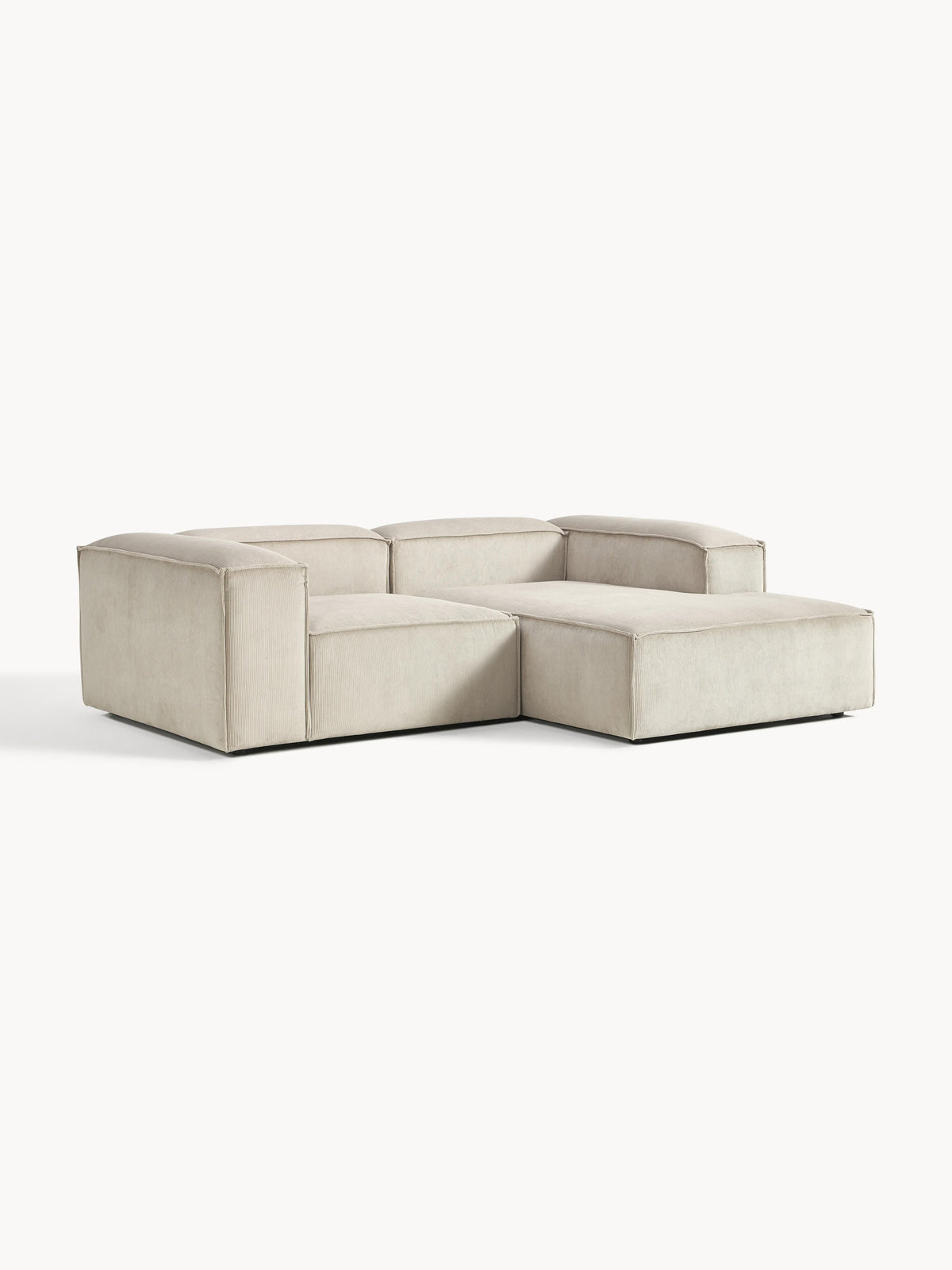 Lenzaro Modular Corduroy Corner Sofa (2-Seater)