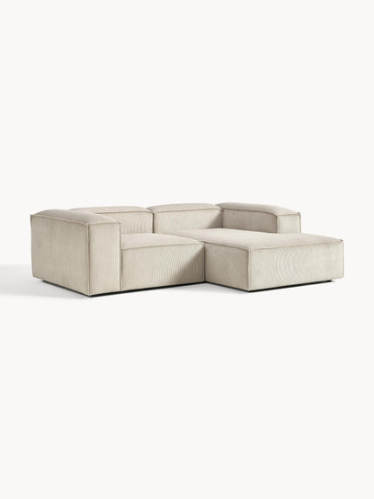 Lenzaro Modular Corduroy Corner Sofa (2-Seater)
