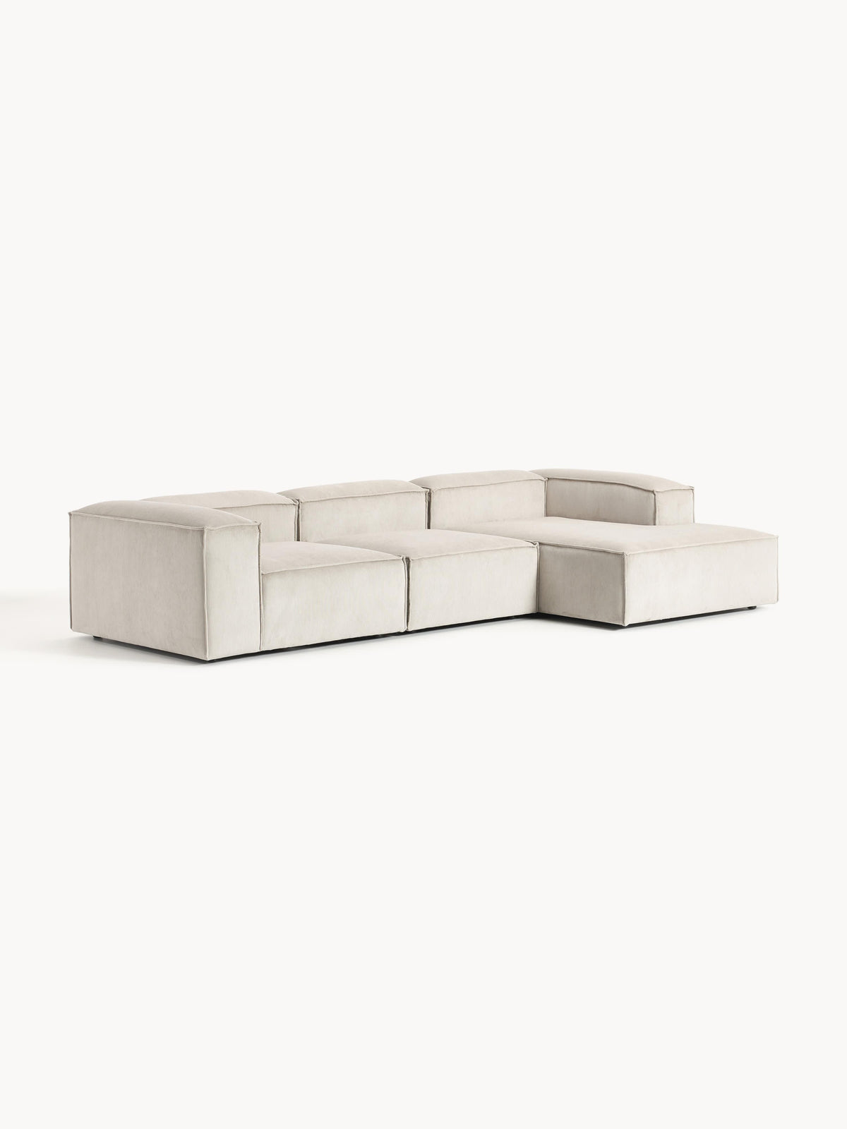 Lenzaro Modular Corduroy Corner Sofa (4-Seater)