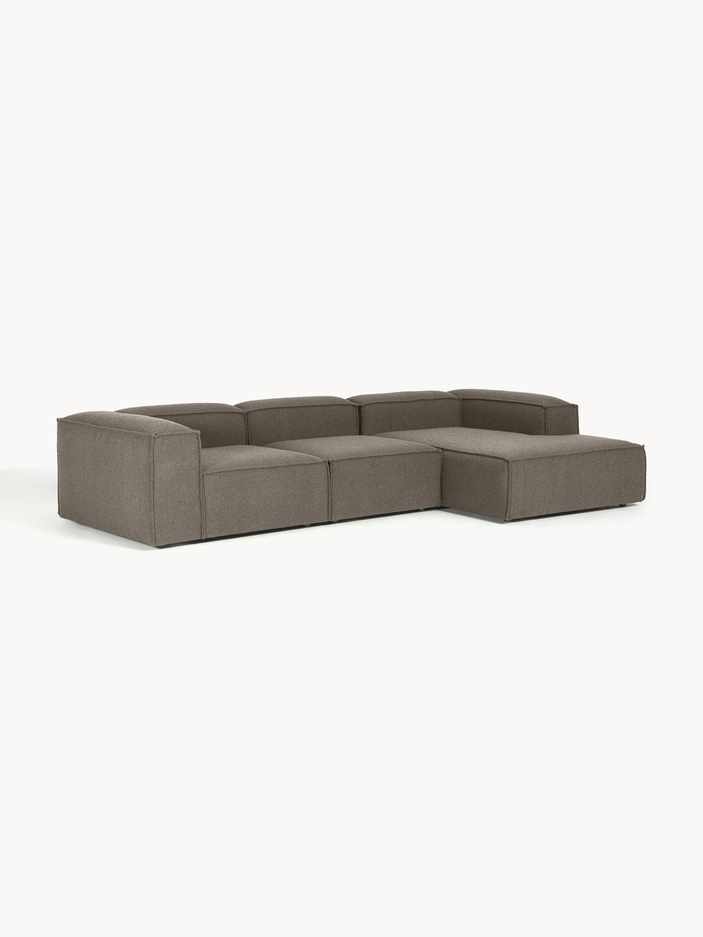 Lenzaro Modular Corner Sofa (4-Seater) in Bouclé