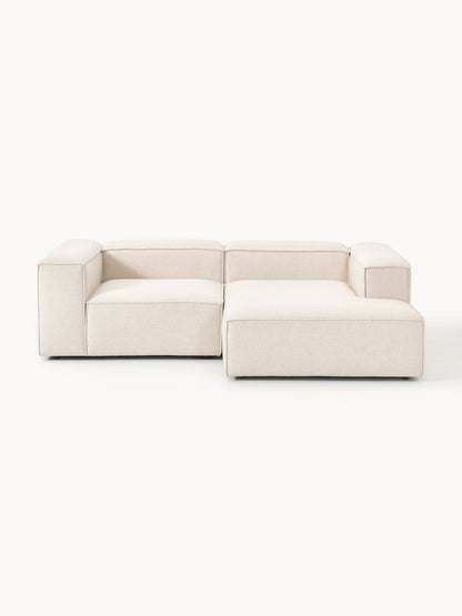 Lenzaro Modular Linen Blend Corner Sofa (2-Seater)
